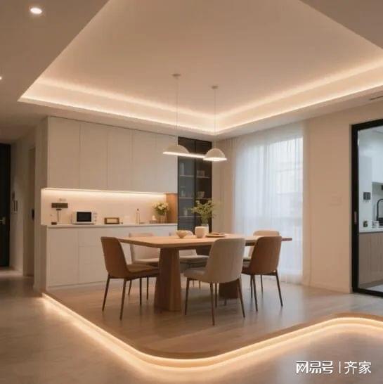 家的现代简约餐厅温馨到犯规！麻将胡了2试玩网站哇塞 这(图2)