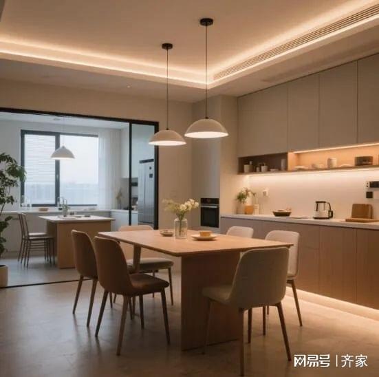 家的现代简约餐厅温馨到犯规！麻将胡了2试玩网站哇塞 这(图3)
